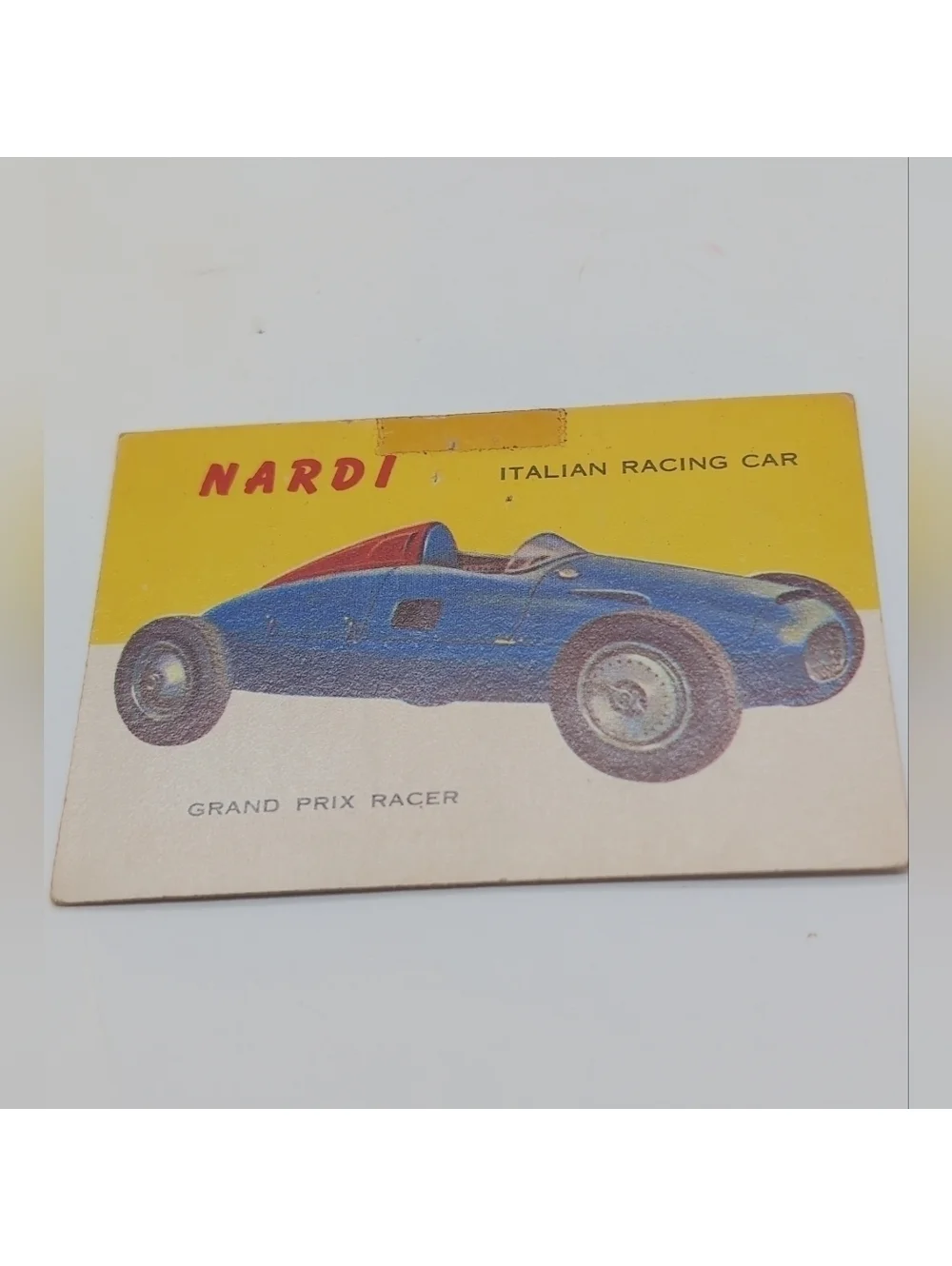 1954 Topps Car Card Set 3 Italian Race Cars Ferrari, Alfa Romeo, Nardi